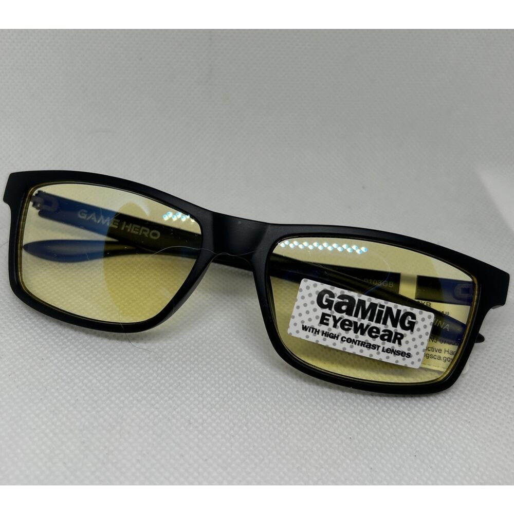 Gaming Glasses With Blue Light Blocking High Contrast Lenses Computer Game Hero